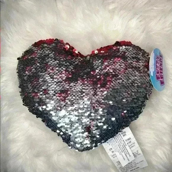 Fuzzy Friends Bedazzled Heart - Picture 2 of 3